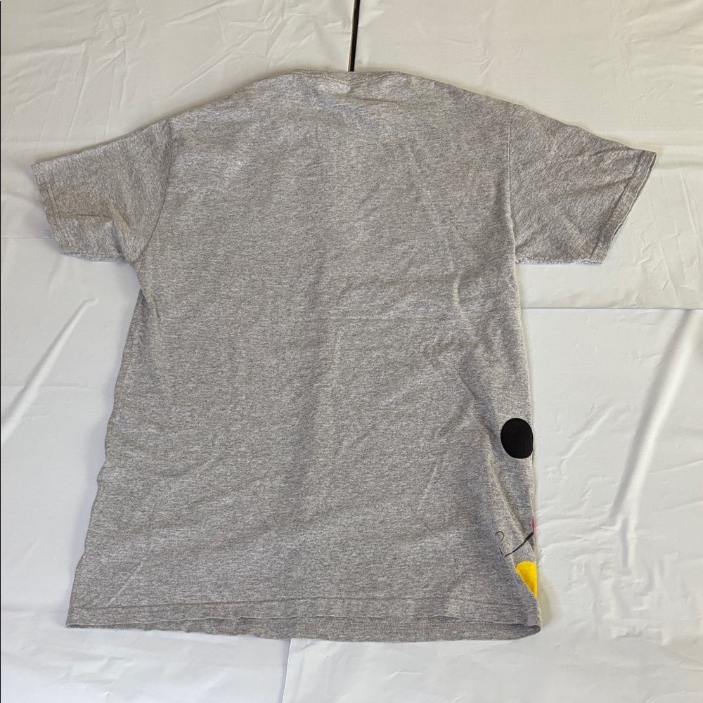 Disneyland 2019 Mickey Mouse Pluto Goofy Donald Graphic Tee Gray Size Small - Picture 7 of 7
